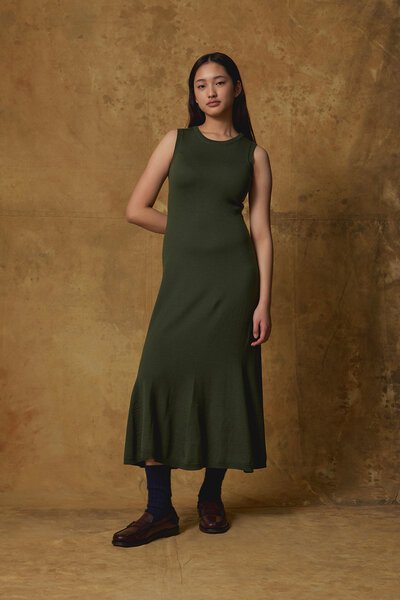 Standard Issue Merino Flared Dress-new-Preen