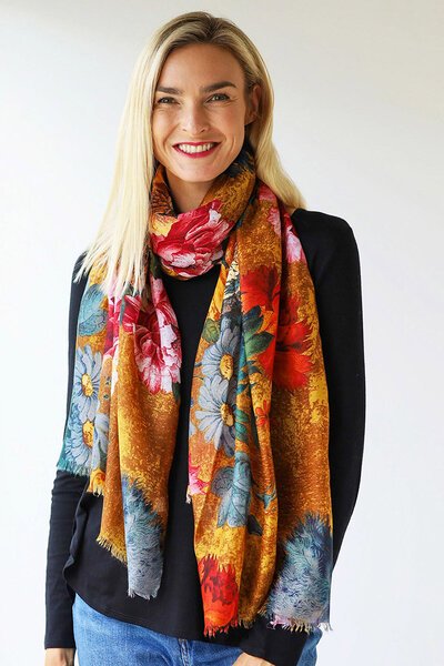 Archer House Botanical Scarf-shop-by-label-Preen