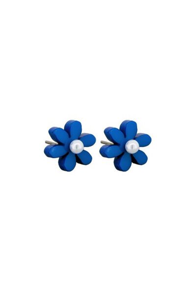 Tiger Tree Blue Star Flower Studs-best-sellers-Preen