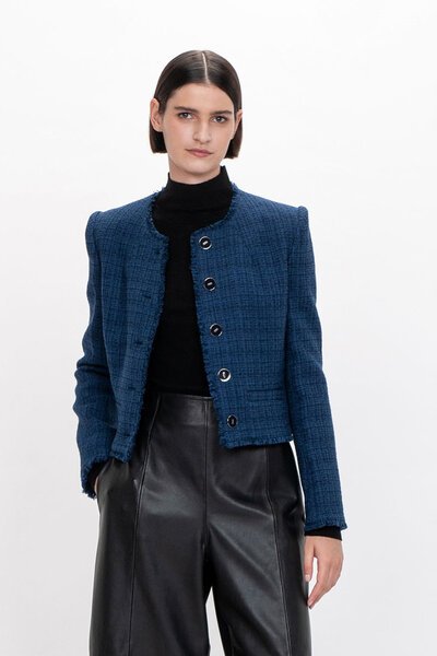 Veronika Maine Modern Tweed Jacket-new-Preen