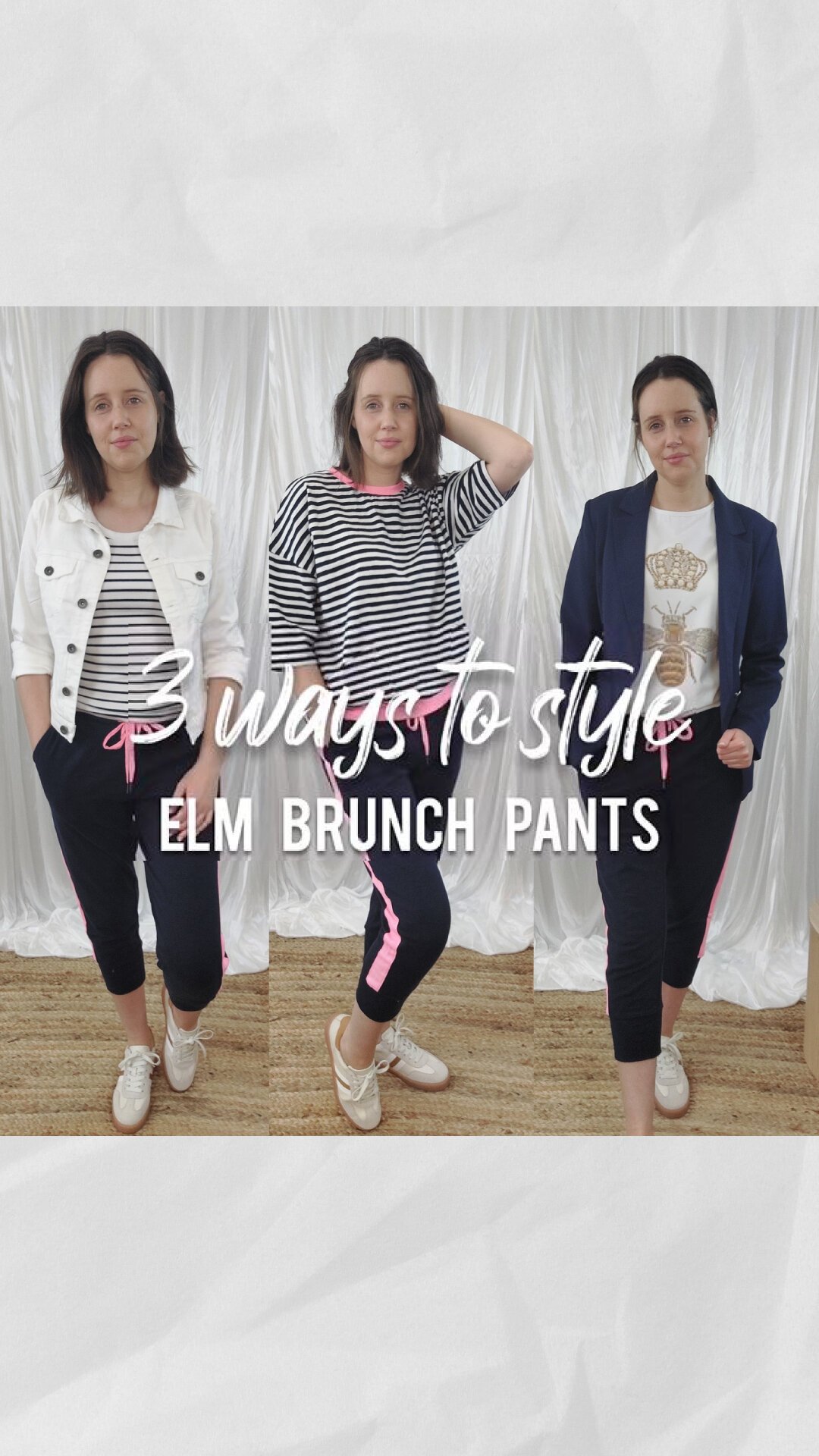 Elm Side Stripe Brunch Pant