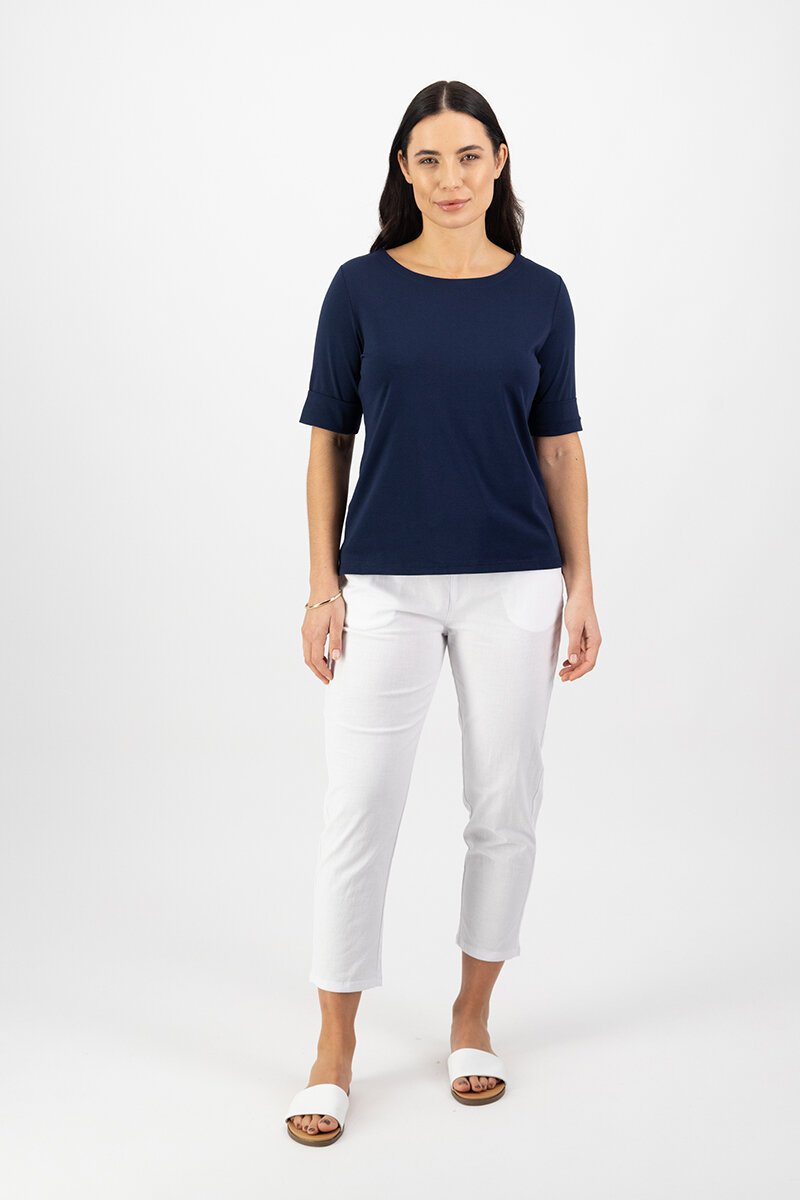 Vassalli Boat Neck Top - Preen Clothing