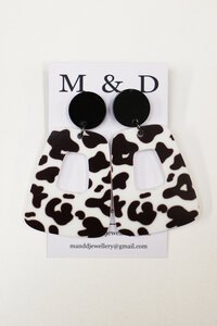 M & D Patterned Jelly Earrings