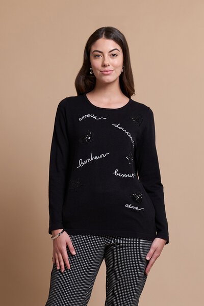 Oh Three Embroidery Sweater-new-Preen