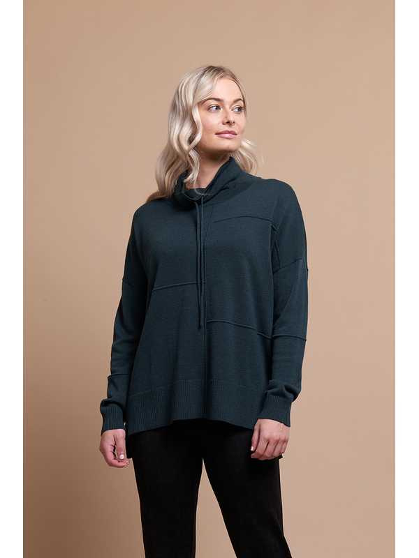 Foil Reverse Seam Patch Jumper