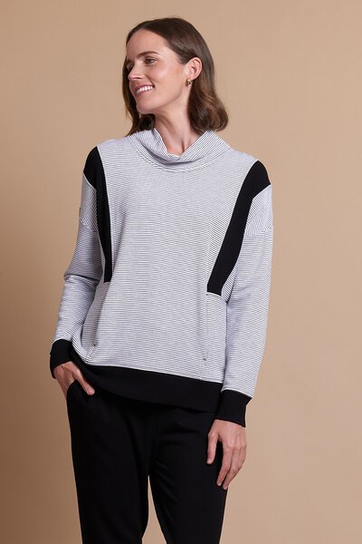 Foil Rib Panels Sweater-new-Preen