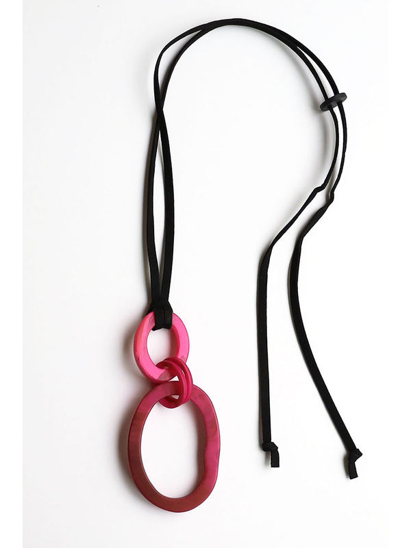 Archer House Triple Loop Resin Necklace