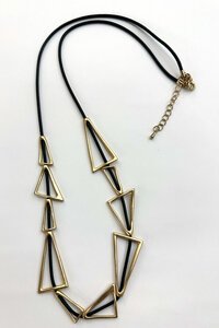 Archer House Multi Triangle Necklace