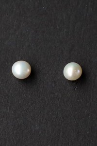 Archer House Two in One Genuine Pearl Stud Earrings