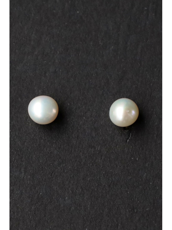 Archer House Two in One Genuine Pearl Stud Earrings