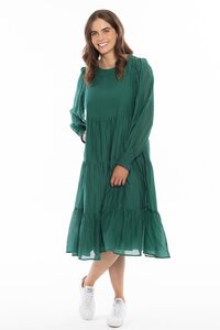 Seeking Lola Emerald Complete Midi Dress