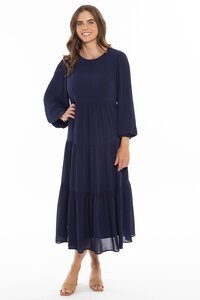 Seeking Lola Pleat Complete Dress