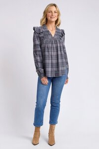 Elm Beth Check Blouse