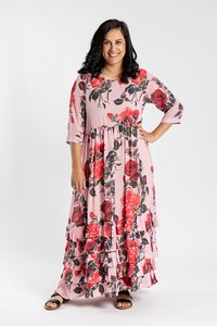 Jellicoe Borderline Rose Dress