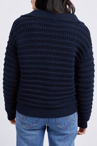 Elm Linden Open Collar Knit