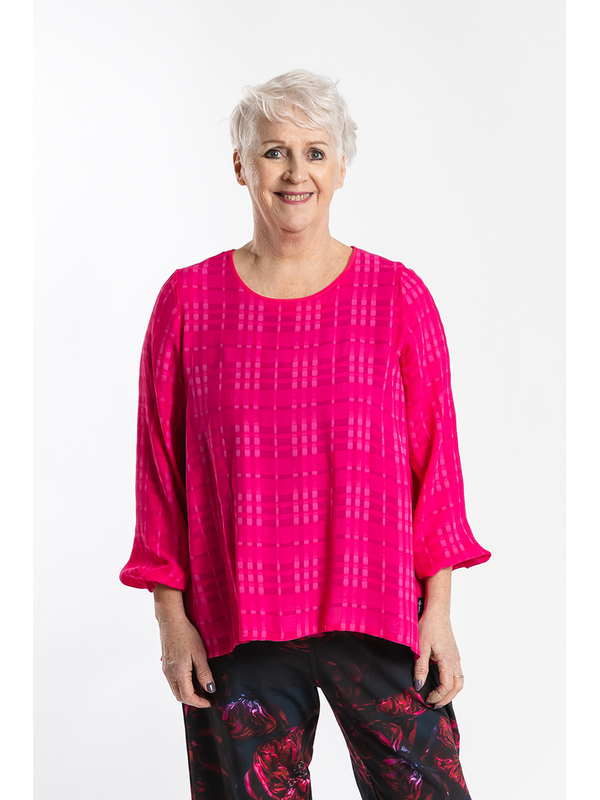 Jellicoe Pink Tex Claire Top