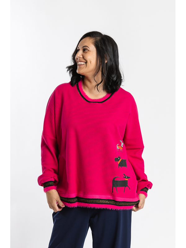 Jellicoe Snuffle Pink Sweater