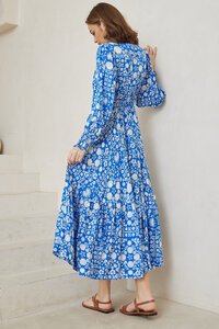 Iris Maxi Print Dress 