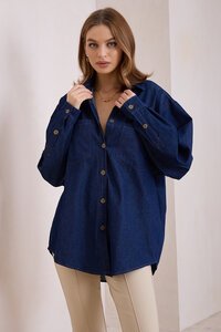 Iris Maxi Denim Shirt