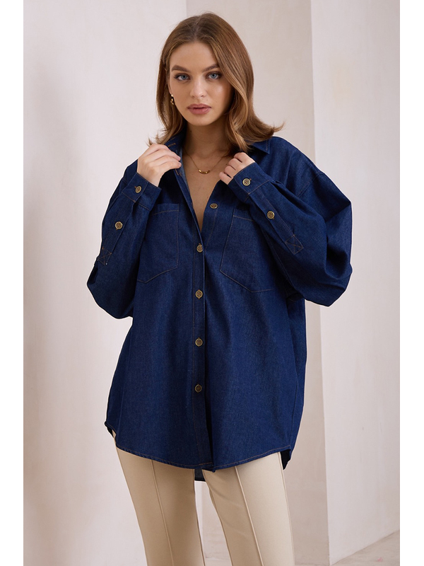 Iris Maxi Denim Shirt