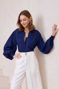 Iris Maxi Long Sleeve Shirt