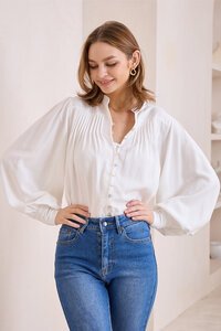 Iris Maxi Pintuck Shirt