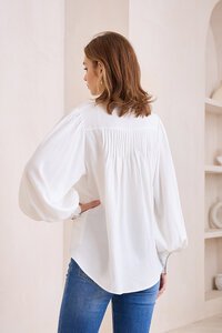 Iris Maxi Pintuck Shirt