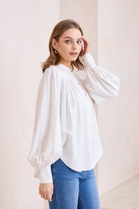 Iris Maxi Pintuck Shirt