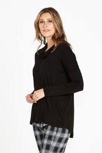 Betty Basics Cowl Neck Bamboo Top