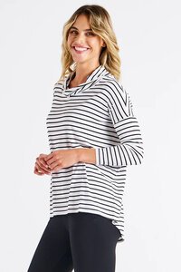 Betty Basics Cowl Neck Bamboo Top