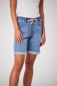 Classified Knit Denim Short with Side Tape 