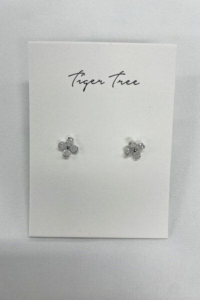 Tiger Tree White Flower Studs-shop-by-label-Preen