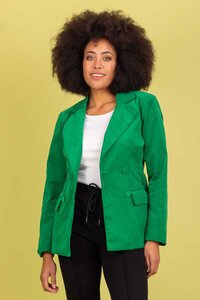 Charlo Juliana Cord Cotton Blazer