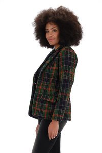 Charlo Simone Check Blazer