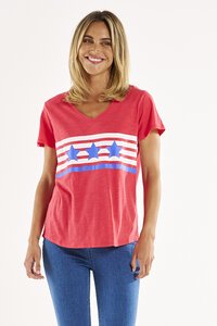 Betty Basics Amber Print Tee 