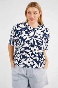 Elm Stencil Floral Tee