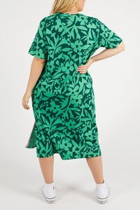 Elm Stencil Floral Tee Dress