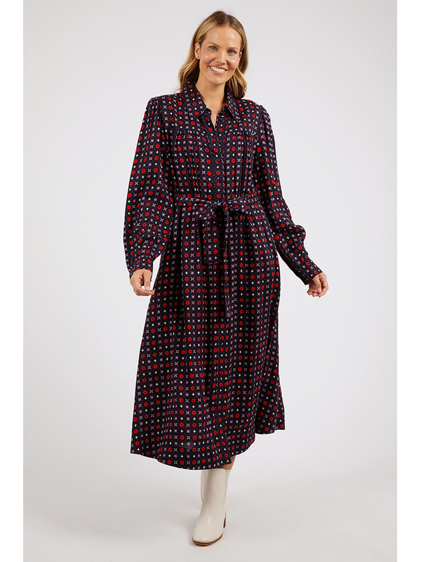 Elm Jessie Geo Shirt Dress