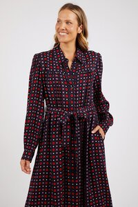 Elm Jessie Geo Shirt Dress