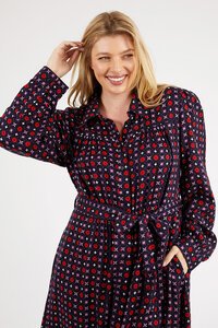 Elm Jessie Geo Shirt Dress