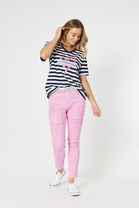 Threadz Heart Stripe Tee