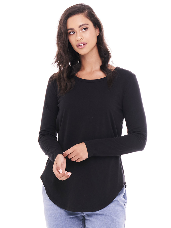 Betty Basics Megan Long Sleeve Top