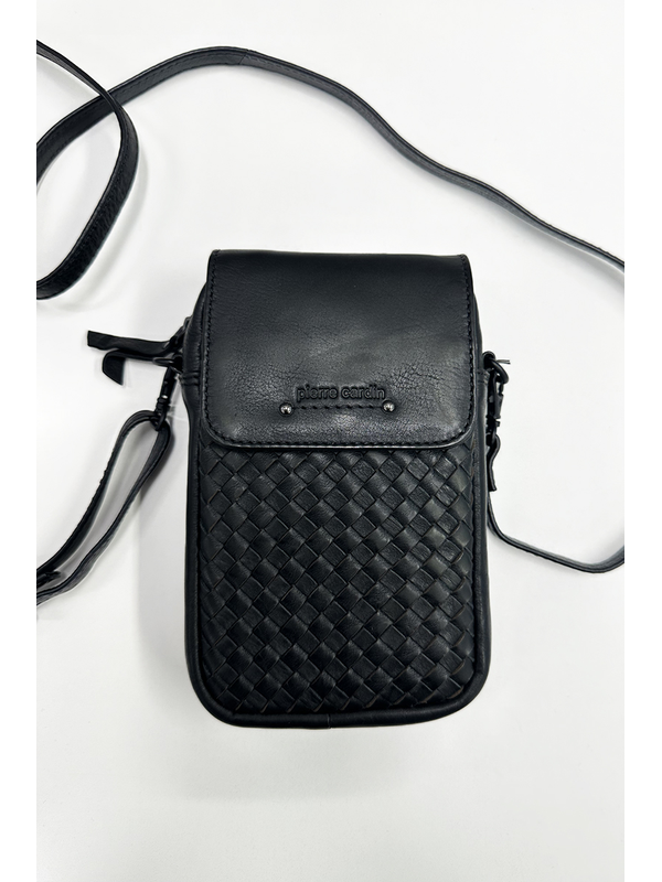 Pierre Cardin Embossed Woven Wallet Bag