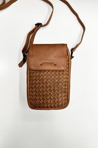 Pierre Cardin Embossed Woven Wallet Bag