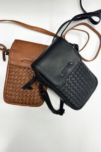 Pierre Cardin Embossed Woven Wallet Bag