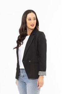 Seeking Lola Check Georgie Blazer