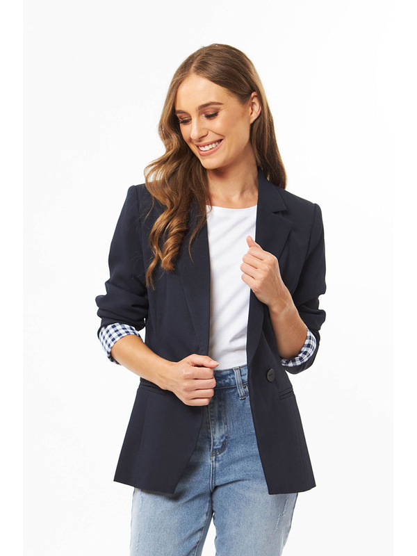 Seeking Lola Check Georgie Blazer