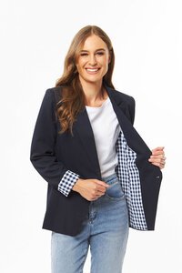 Seeking Lola Check Georgie Blazer