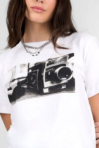 Storm Lights Camera Print Tee