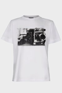 Storm Lights Camera Print Tee